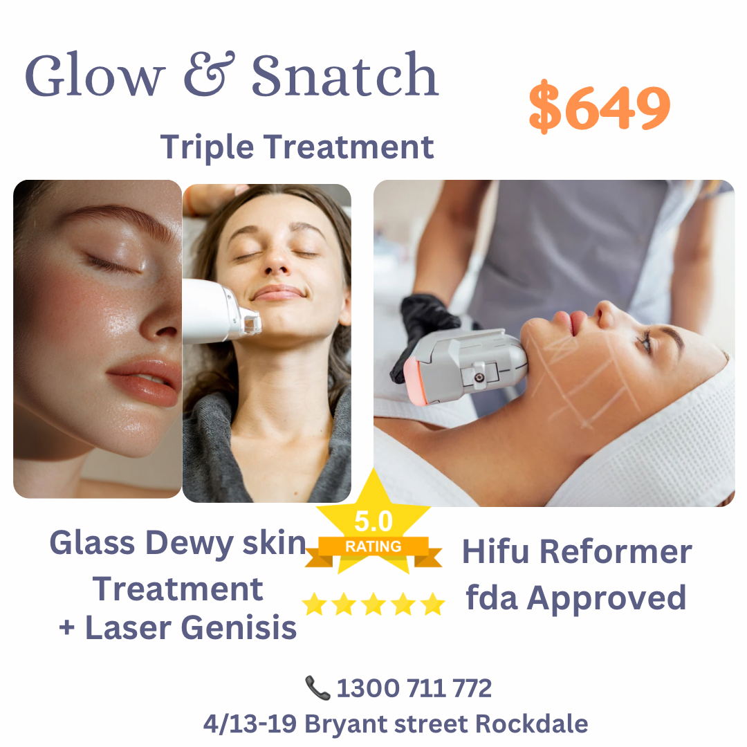 ✨ Glow &amp; Snatch – Triple Treatment Package
